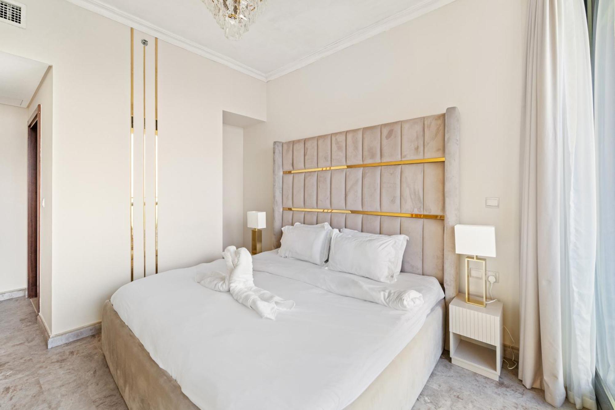 First Class 2Br With Full Dubai Skyline & Sea View Exterior photo